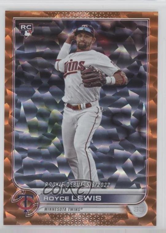 2022 Topps Update Debut Orange Foil 287/299 Royce Lewis #US149 Rookie RC 0o3x