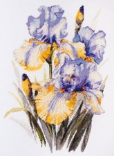 Cross Stitch "Irises" Tapestry Embroidery Kit
