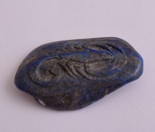 Scorpio Lapis Lazuli Carving Zodiac Sign Hand Carved Egyptian 2.6" / 54 grams