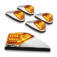 TRUE MODS Amber LED Cab Marker Light Kit for Semi Truck [DOT FMVSS 108] [SAE 