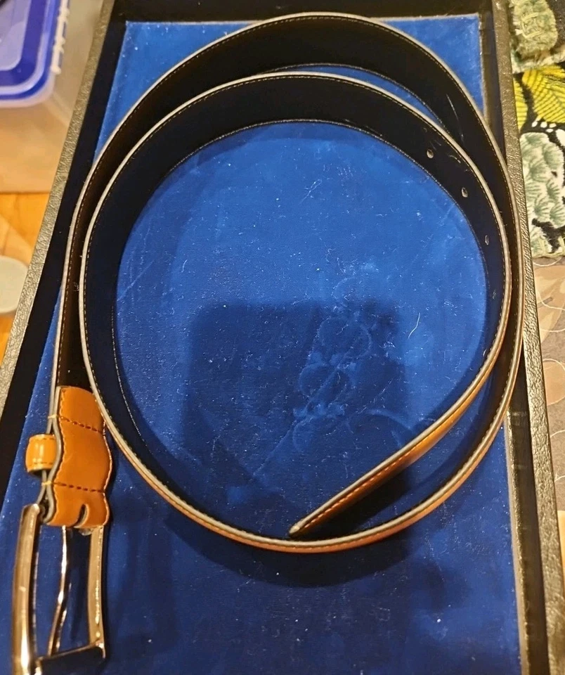 Cinturón Michael Kors Cuero Marrón Talla 40 Foto 3 de 4