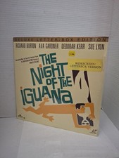 THE NIGHT OF THE IGUANA 1964, Laserdisc BRAND NEW SEALED RARE 