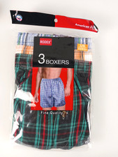 Four 3-packs Men's Plaid Shorts Assorted Cotton Boxers Trunks Underwear