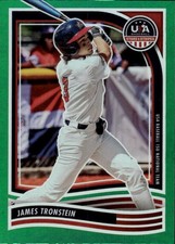 2024 Panini Stars & Stripes USA Baseball James Tronstein #10 Green 22D