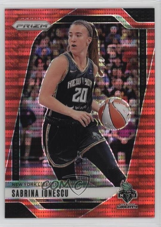 2024 Panini Prizm WNBA Red Pulsar Prizm /299 Sabrina Ionescu #17