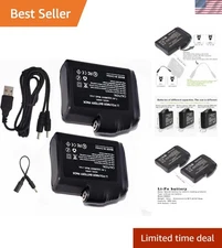 2PCS 7.4V LI-Polymer Batteries with Charging Cable