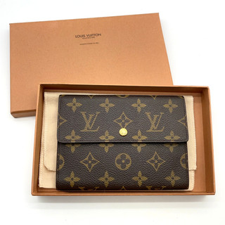 Astuccio cassaforte Louis Vuitton Monogram originale carta portafoglio M61202 con scatola JP05006