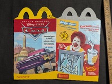 Caja Happy Food McDonald's Coches Disney Pixar Coleccionistas De Colección