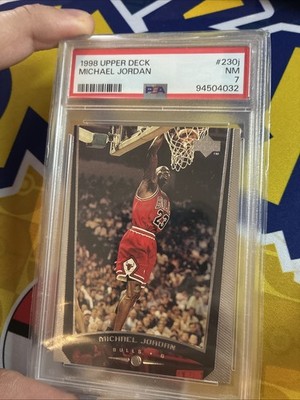 Michael Jordan 1998 Upper Deck  PSA 7