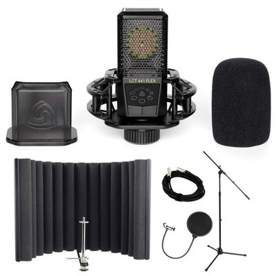 Lewitt LCT-441 Flex Bundle with sE Electronics RF-X, Pop Filter, Stand & Cable