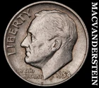 1954-D Roosevelt Dime- Silver- Scarce Better Date No Reserve #J6493