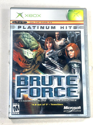 Brute Force (Microsoft Xbox, 2003) Platinum Hits Brand New Sealed