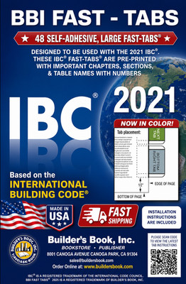 2021 International Building Code (IBC) Fast Tabs