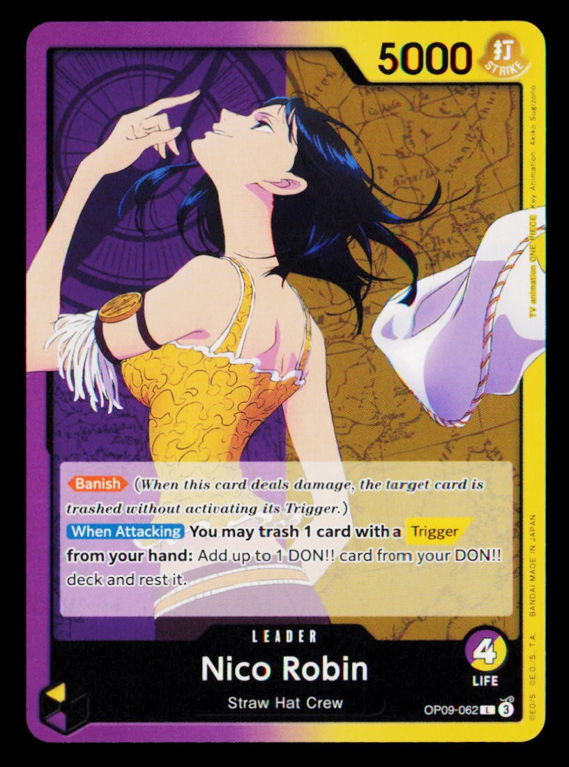 Nico Robin (062) OP09-062 Leader Emperors in the New World One Piece Near Mint