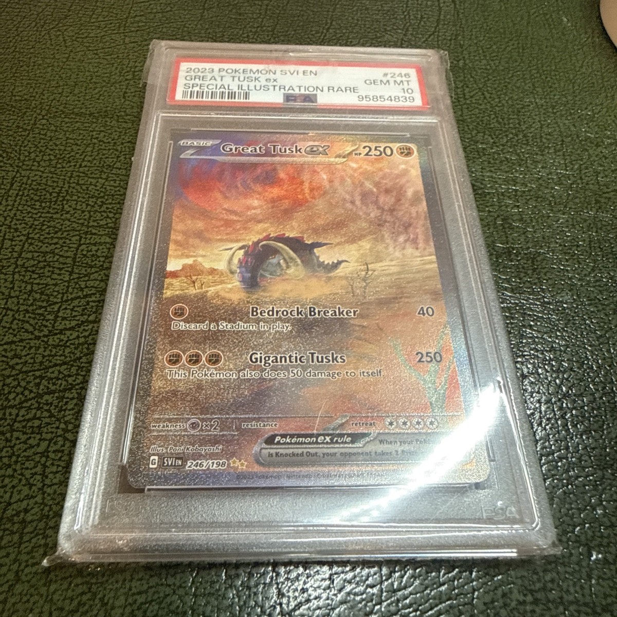 PSA 10 GEM MINT 2023 Pokémon SV1 EN Scarlet & Violet # 246 GREAT