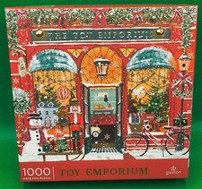 Galison TOY EMPORIUM 1000 Piece Christmas Foil Jigsaw Puzzle FSB