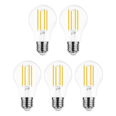 Modee E27 LED Filamentlampe A60 7W 806lm 4000K Neutralweiß 5 Stück