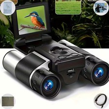 2.5K Digital Binoculars 8X Zoom 1080P Photo Video Recorder IPS Screen 32GB DT10