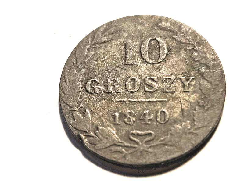 1840 POLAND 🇵🇱 10 GROSZ