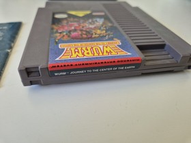 Nintendo NES WURM Journey To The Center Of The Earth. Boxed With Manual. NTSC