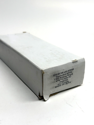 #ad SEALED Emtek 96414PVD 4quot;x4quot; Square Solid Brass Heavy Duty Ball Bearing Hinge $44.99