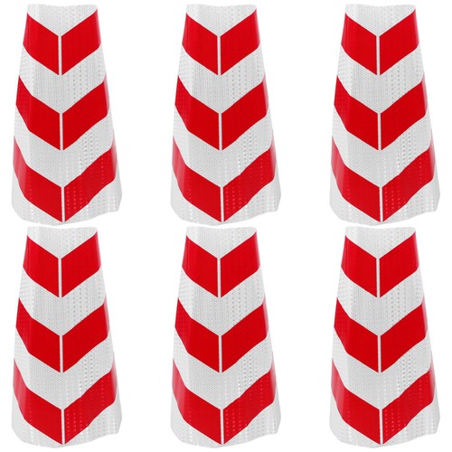 Multi Color Durable PVC Reflective Cone Sleeves for Construction Traffic Safety - Afbeelding 8 van 17