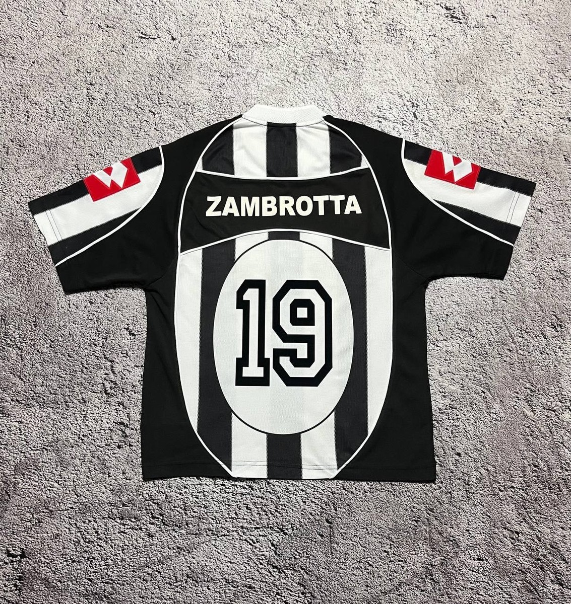 Vintage Lotto Juventus FC Zambrotta #19 Jersey Fastweb – Size M | eBay