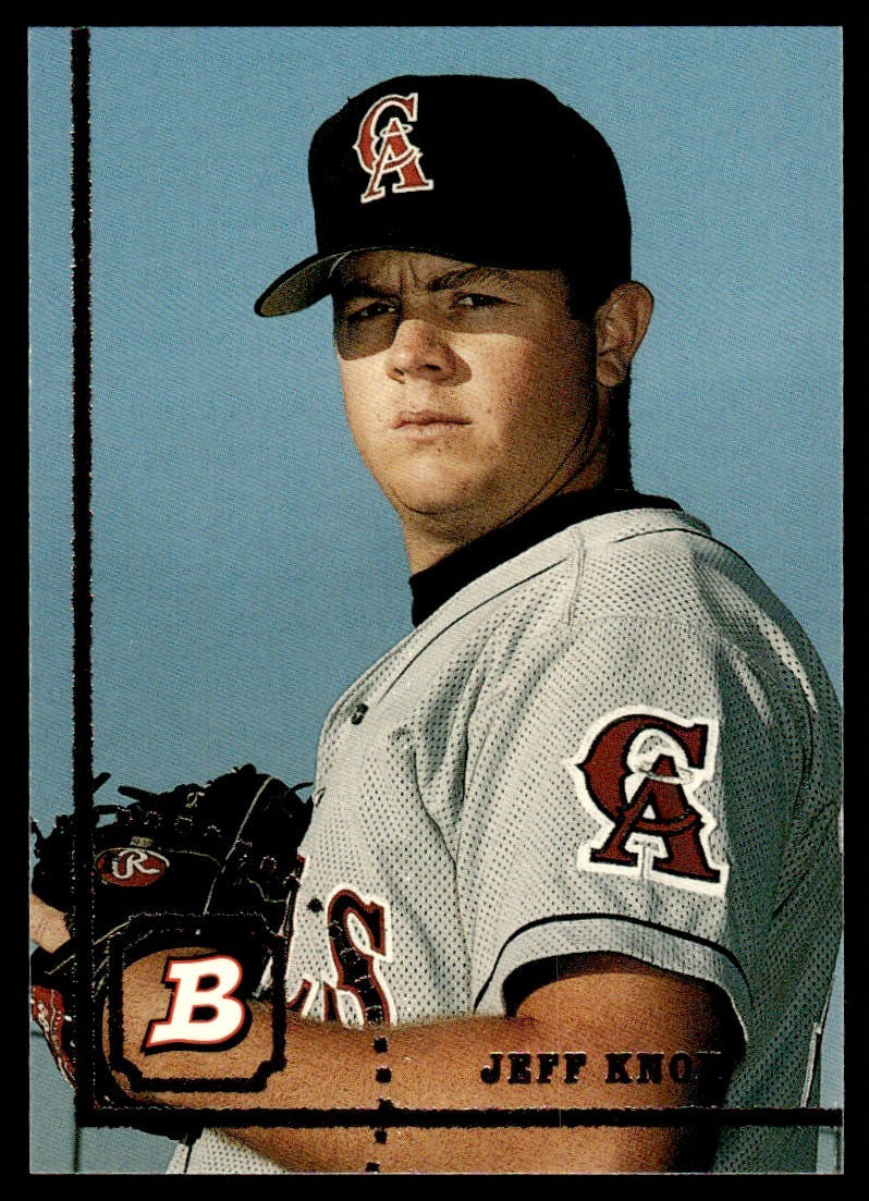 1994 Bowman Jeff Knox Rookie California Angels #591