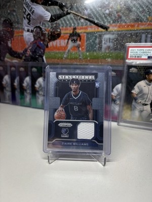 2021-22 Panini Prizm - Sensational Swatches Ziaire Williams #SW-ZWL (MEM, RC)