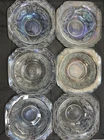 Vintage Clear  Indiana Carnival Glass MADRID 7” Fruit/Salad Bowl.  7 Available