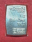 Vintage .999 FINE SILVER Mini Bar! 1 Gram!