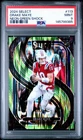 2024 Panini Select - Premier Level Drake Maye #113 Neon Green Shock /499  PSA 9