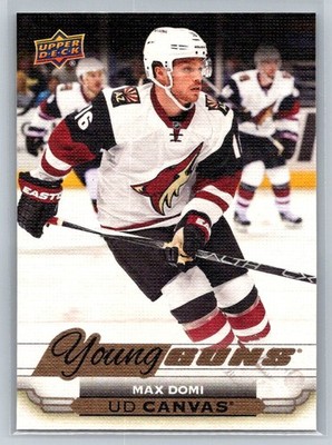 2015-16 UD Canvas Young Guns Max Domi RC Arizona Coyotes #C96