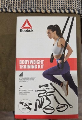 Reebok Bodyweight Training Kit  Suspension Straps, Door Anchor, Bag. New in Box!