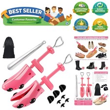 Shoe Stretcher for Women  Men Wide Feet - Shoe Expander Widener Stretch Len...