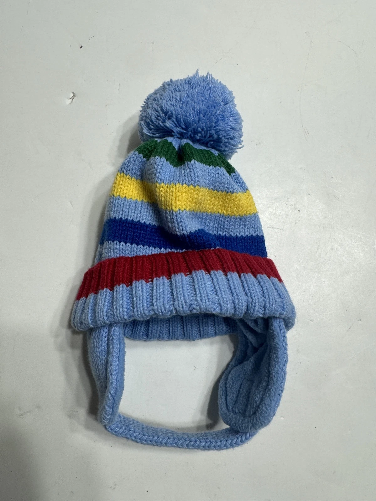 Infant Baby Boy The Children’s Place,Beanie Hat,Striped Multi-Color Sz 0-3Mos