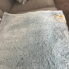 Broyhill Ultimate bath rug 20” x 34 plush pale blue