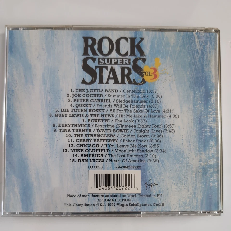 Various - Rock Super Stars Vol.3 - CD  1997 - (842072 2) - Zustand  gut - Bild 2 von 3