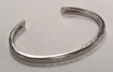 Studebaker Metals Medium Sterling Silver Mens Workshop Cuff Bracelet 7 23.40g Studebaker Metals Medium Sterling Silver Mens Workshop Cuff Bracelet 7 23.40g