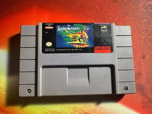 Pre-Owned Pagemaster For SNES (Sharpied by previous Owner)