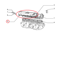 Fiat Tipo Uno Fiorino Originale Nockenwellenabdeckung 7708622