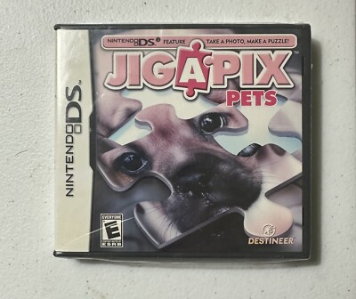 SEALED Jigapix: Pets (Nintendo DS, 2010) DS NEW Never Been Opened