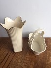 Lenox Cherry Blossom Flower Basket & Meridian Vase Gold Trim — photo 2