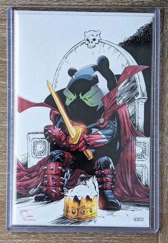 ALL OUT POOH #1 Marat Mychaels KING SPAWN McFarlane Homage CGC 9.8? 28/100