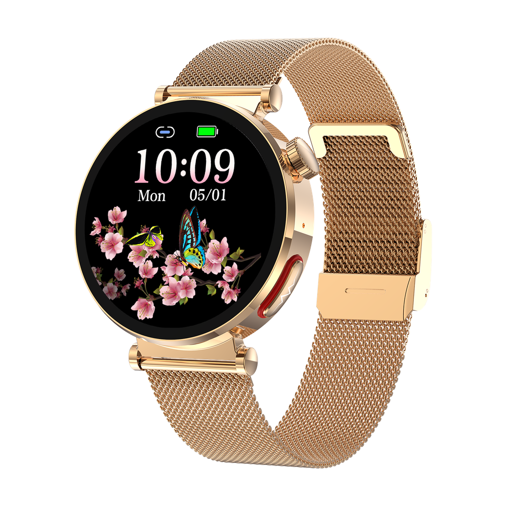 ET490 ECG Health Monitoring Women Smart Watch IP68 Waterproof Bluetooth Call SOS