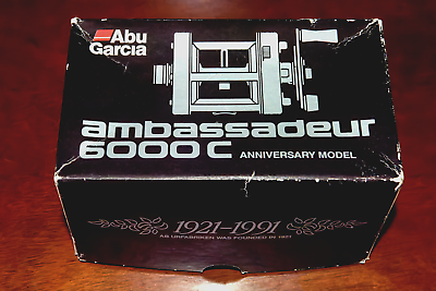 Vintage Classic Abu Garcia Ambassadeur 6000C Anniversary Vintage Classic Abu Garcia Ambassadeur 6000C Anniversary