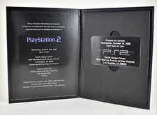 SONY PlayStation 2 Oct 18th, 2000 Launch Party Invitation & Boarding Pass Card