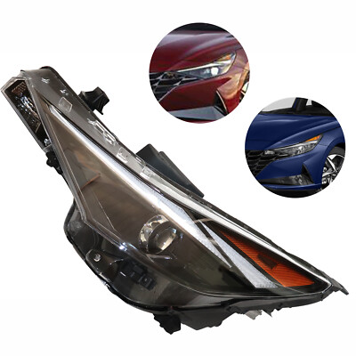 Fits 2021 2022 Hyundai Elantra Halogen LED Headlamp Left Driver Side Headlight