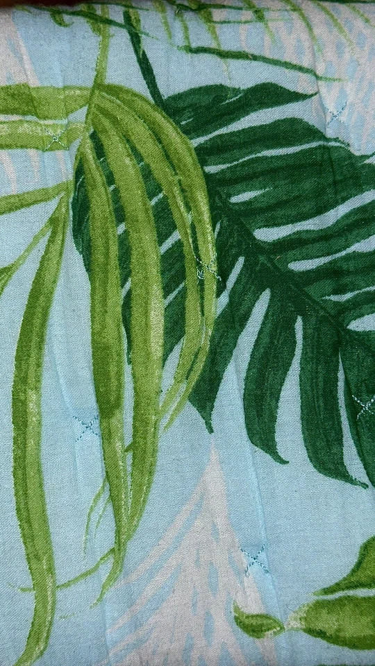🏝️ Sigrid Olsen 热带全女王棉被子 | Lofty Fill | Palm Fronds — 第 4/4 张图片