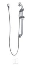 Cleveland 40124 Capstone Multi-Function Handheld Hand Shower 24 Slide Bar Chrome